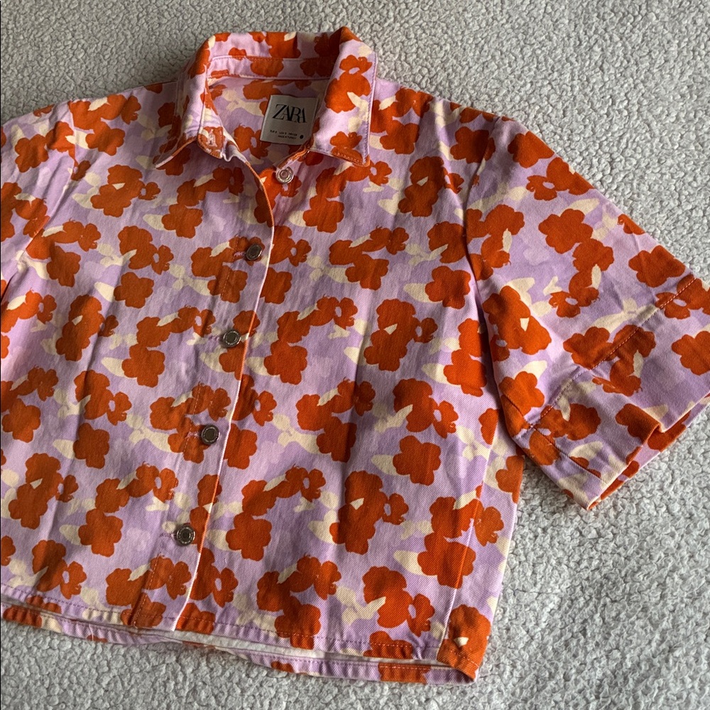 Zara Connie denim overshirt S - Picture 7 of 16